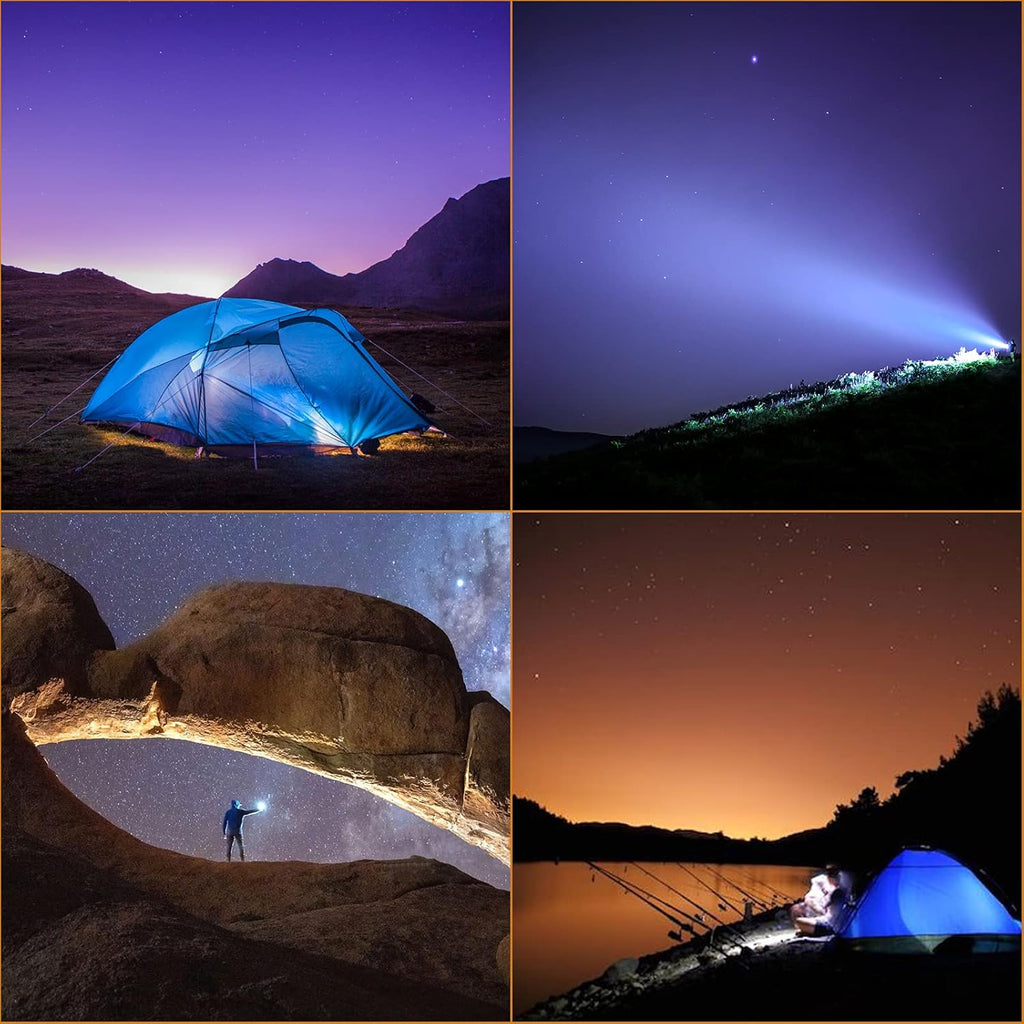 Rechargeable Flashlight 11000 Lumen with 4 x CREE XHP50.2 LEDs L2443
