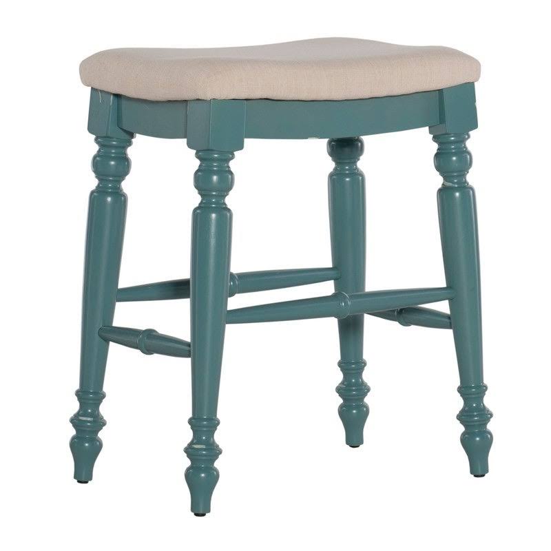 Blue Backless Counter Stool U468415