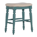Blue Backless Counter Stool U468415