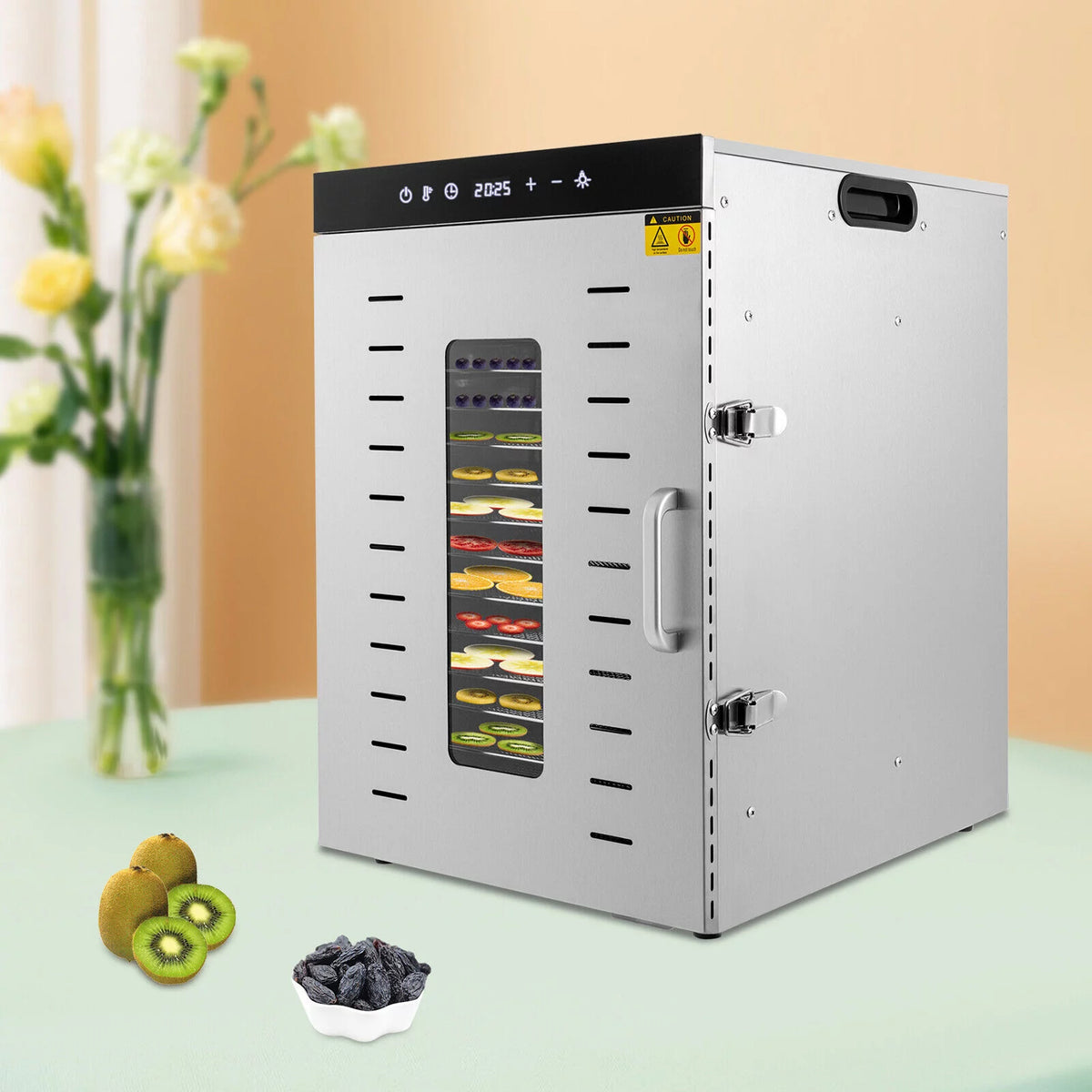 16 Trays Stainless Steel Food Dehydrator V6923