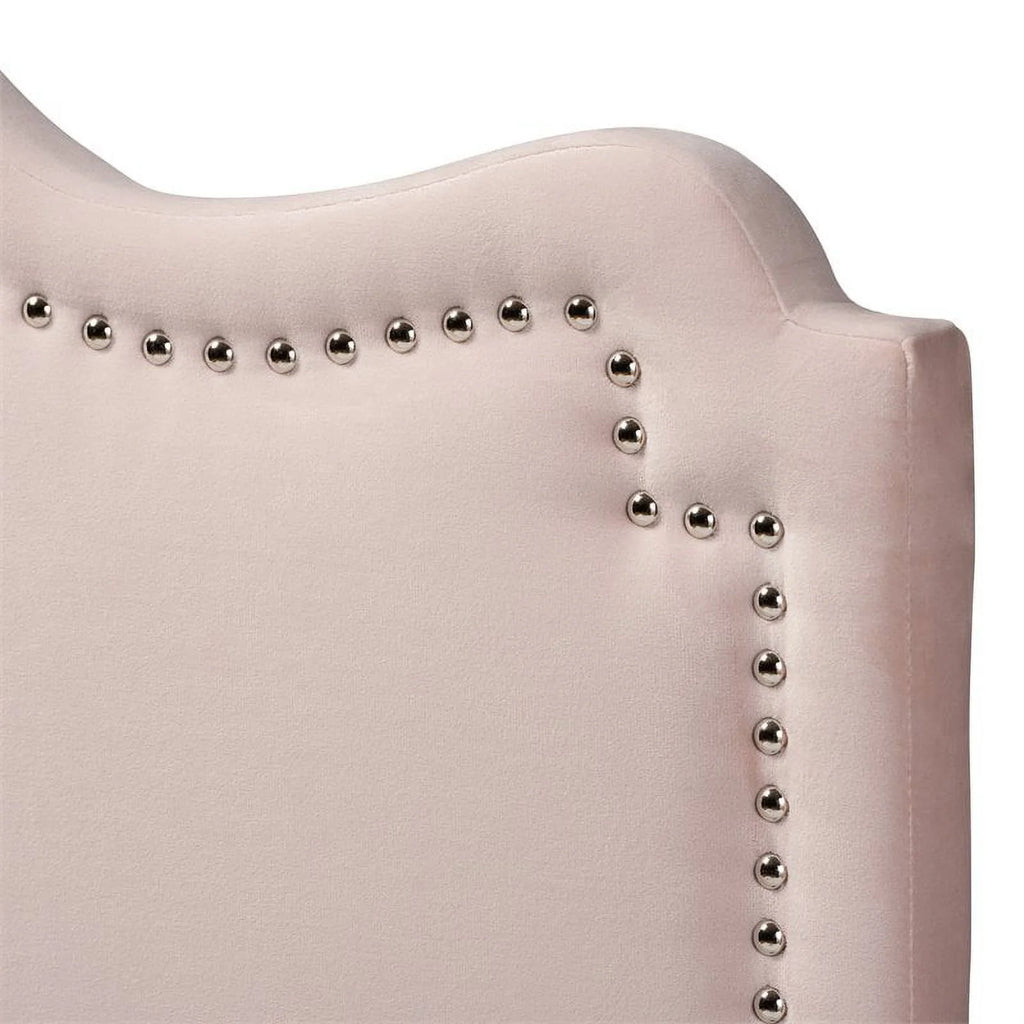 Velvet Queen Headboard in Light Pink C277