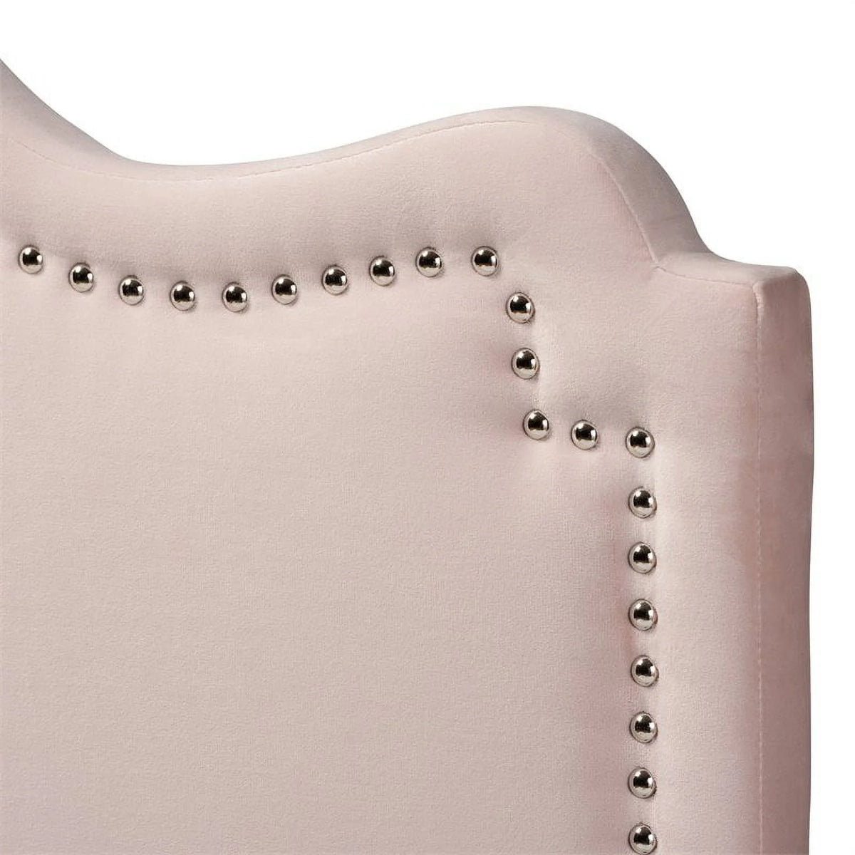 Velvet Queen Headboard in Light Pink C277