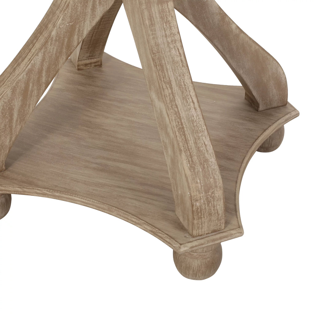 Fir Wood Accent Table S5771