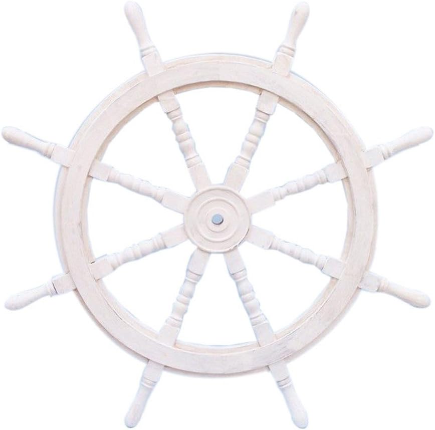 Decorative Wood and Brass Ship Wheel 24 Pack of 2 B72769