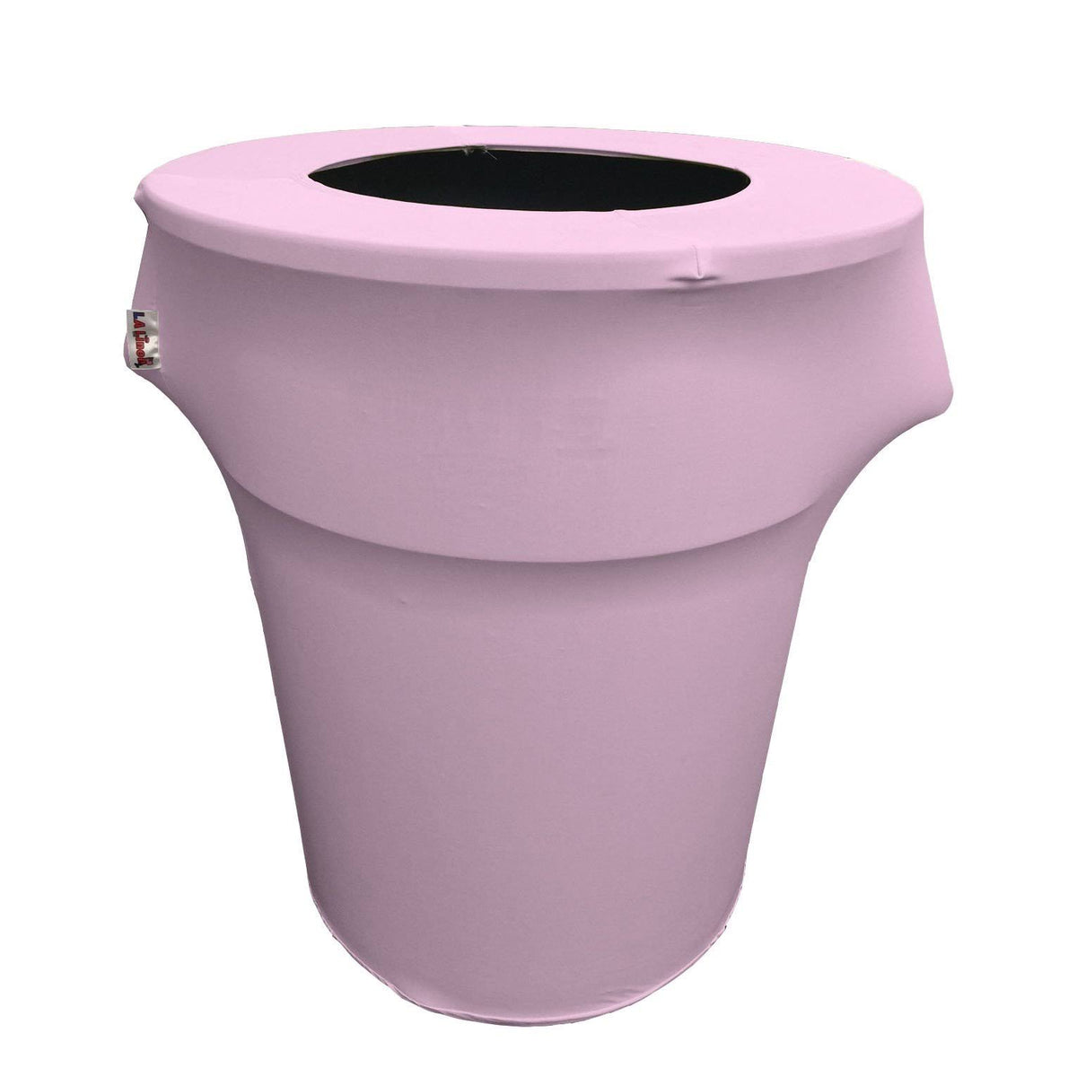 Lilac Stretch Trash Can Cover 44-gallon Round Z105