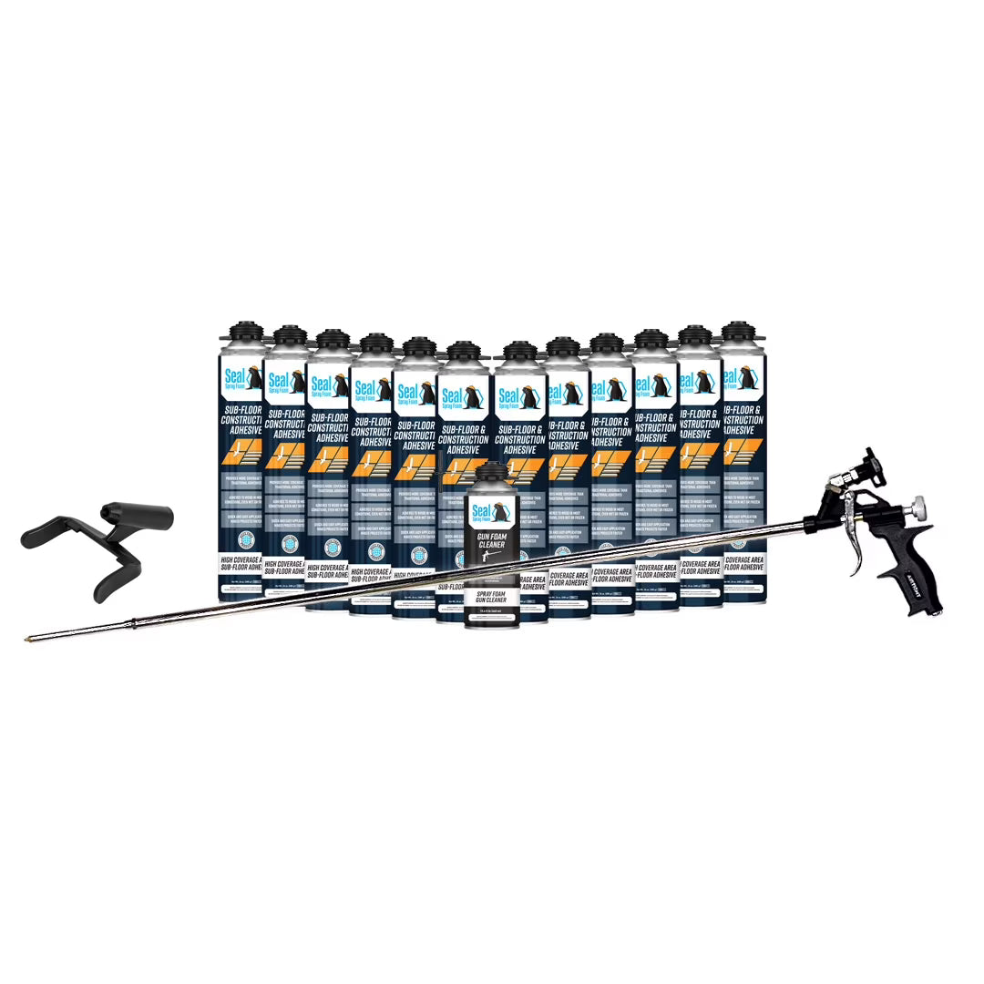 Polyurethane Adhesive with Seal Spray Gun and Cleaner D142008