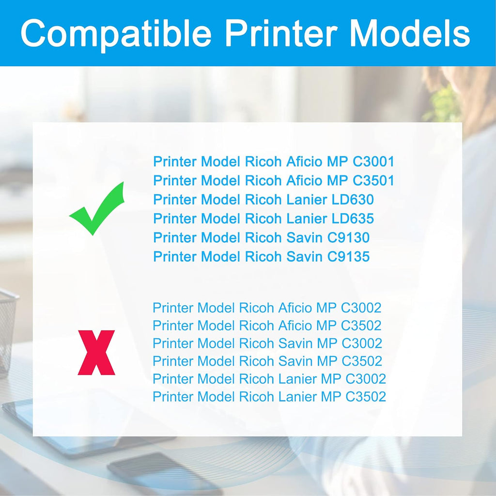 Compatible Toner Cartridge Replacement 4-Pack KCMY M538510