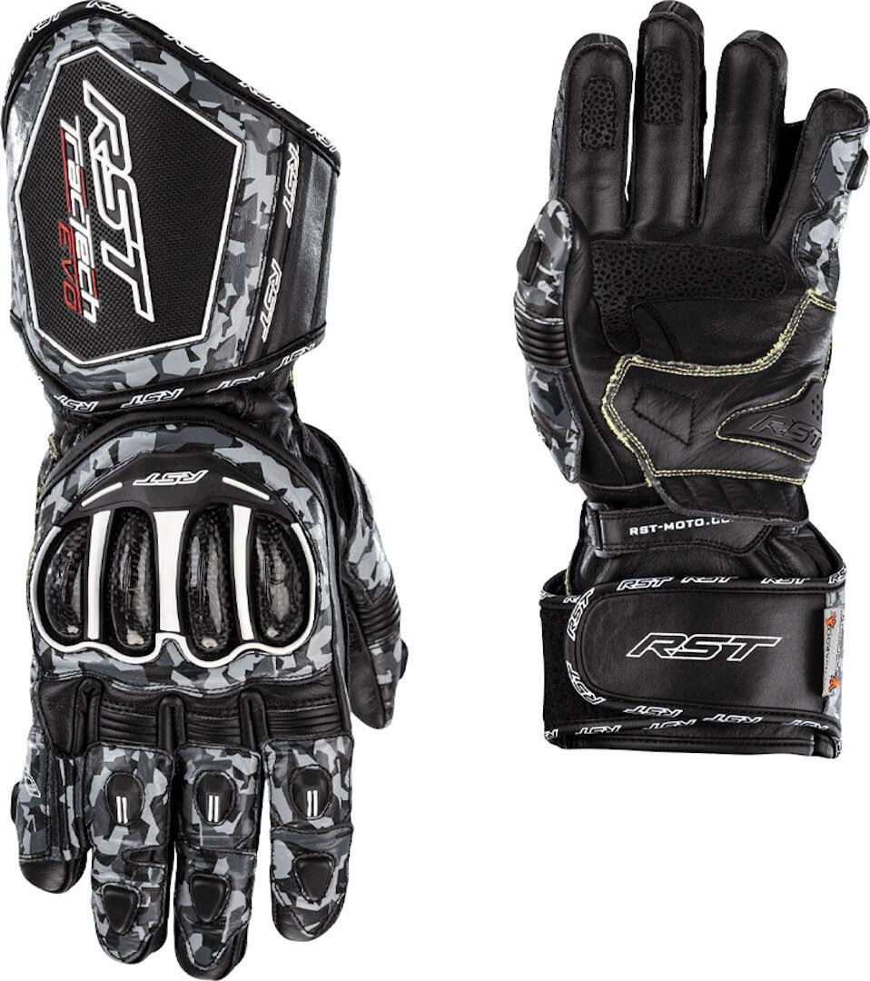 Grey Camo Black Gloves C75494
