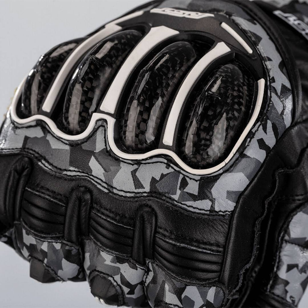 Grey Camo Black Gloves C75494