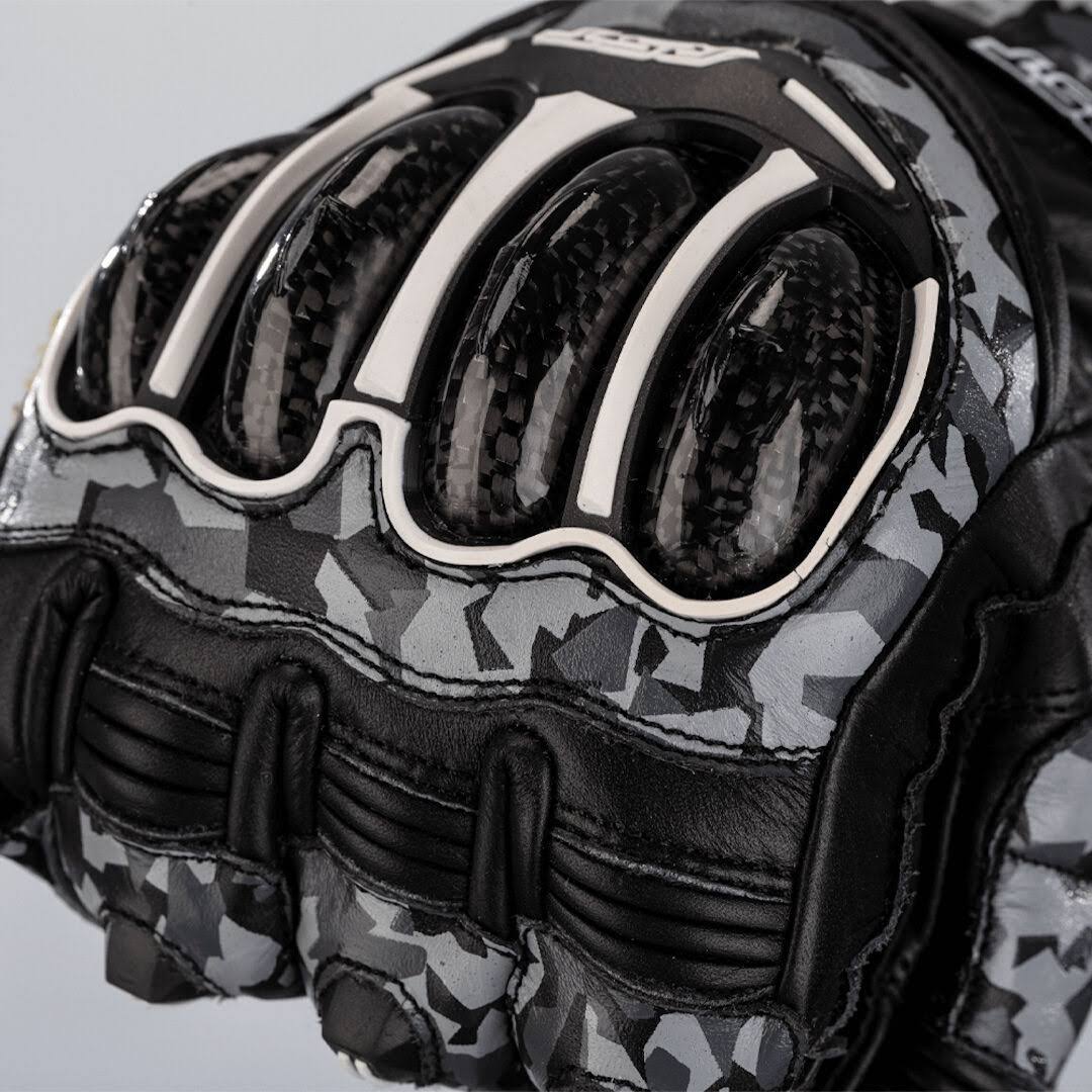 Grey Camo Black Gloves C75494