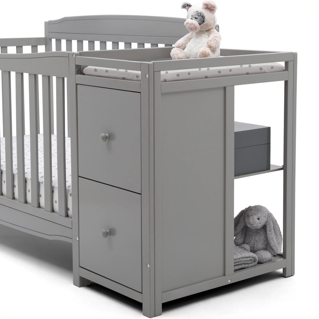 Gray Convertible Crib and Changer R990558