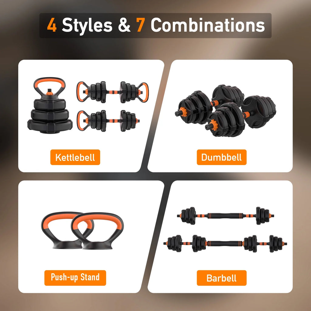 Adjustable Weight Dumbbell Set 4 in 1 L244621