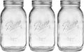 32 oz Mason Jars (3 Pack) with Airtight Lids and Bands M470871