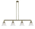 Antique Brass 4 Light Island Light G398