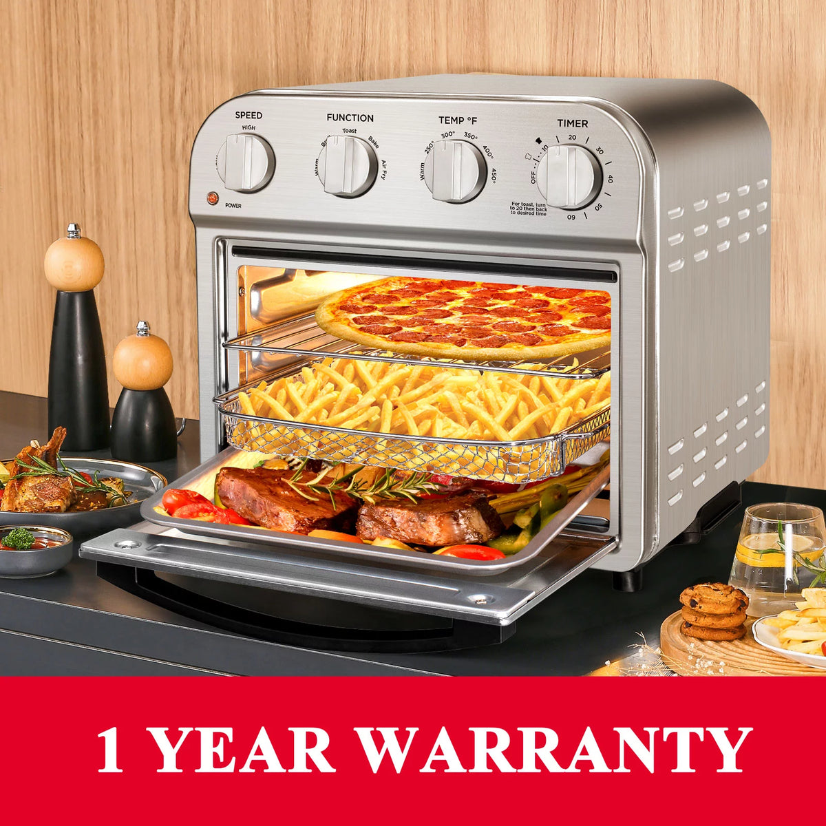 10.6QT Air Fryer Oven Combo G254