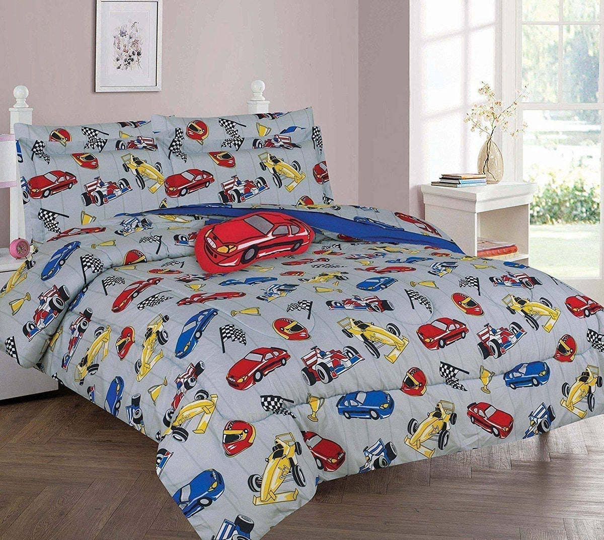 Twin Full 8 Pcs Comforter Set with Toy C485818