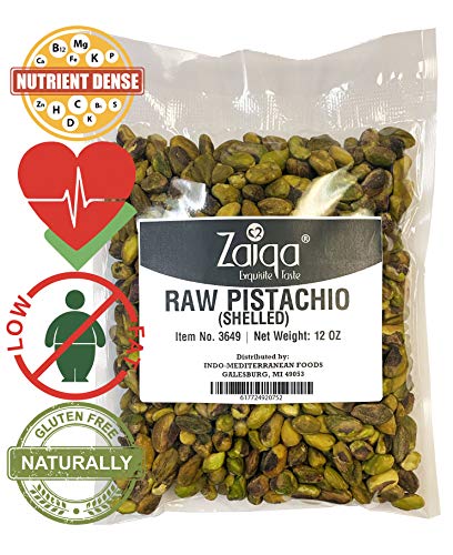 Unsalted Raw Pistachio Kernels 12 oz L17261