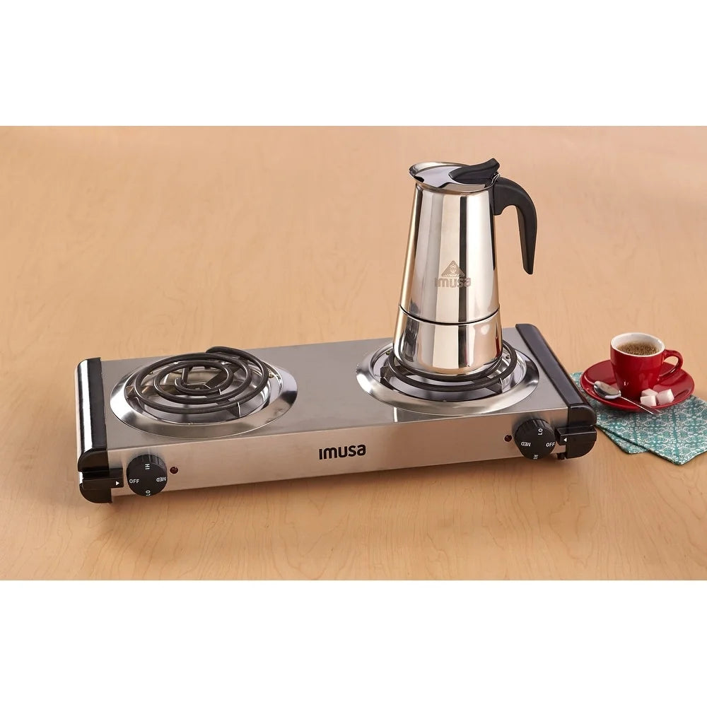 Electric Stainless Steel Double Burner F363237