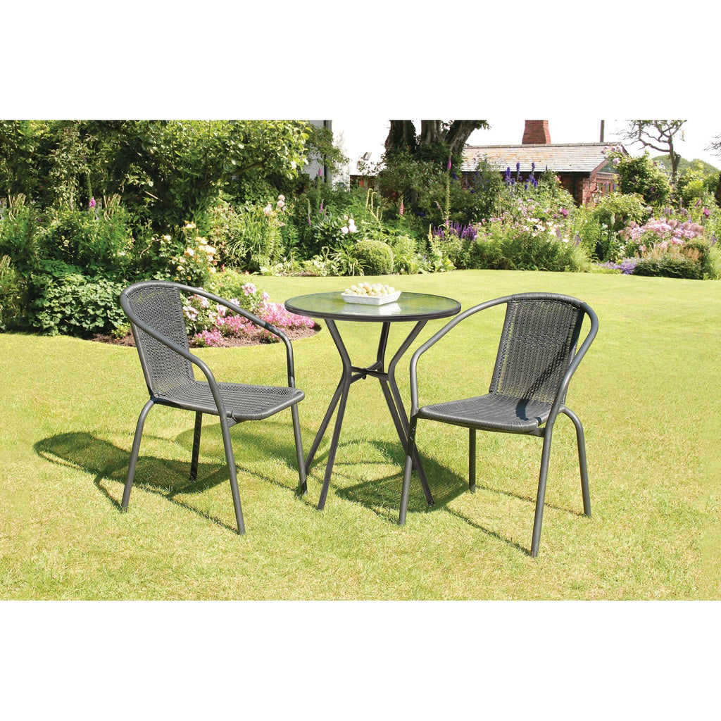Black Bistro Set F214