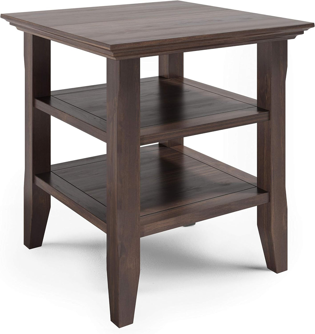 Distressed Grey End Table C3627