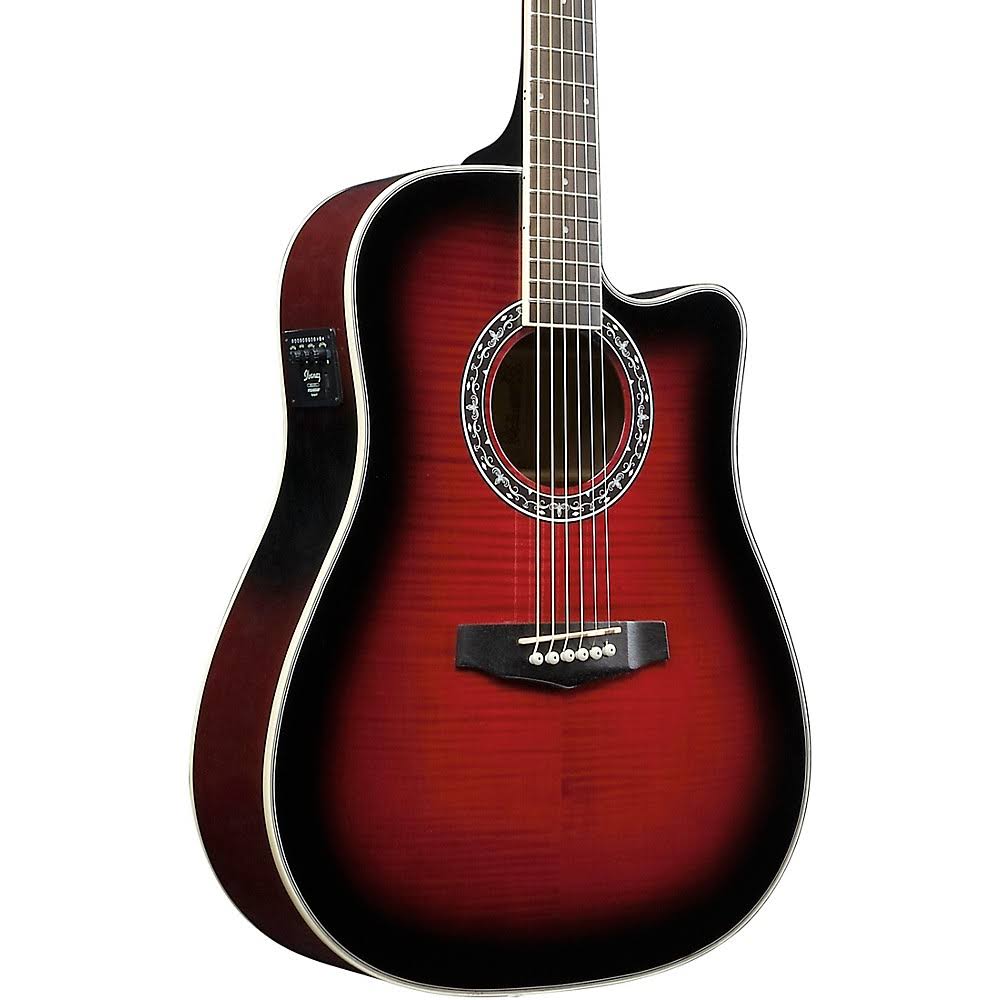 Dreadnought Cutaway Acoustic-Electric Guitar X8757