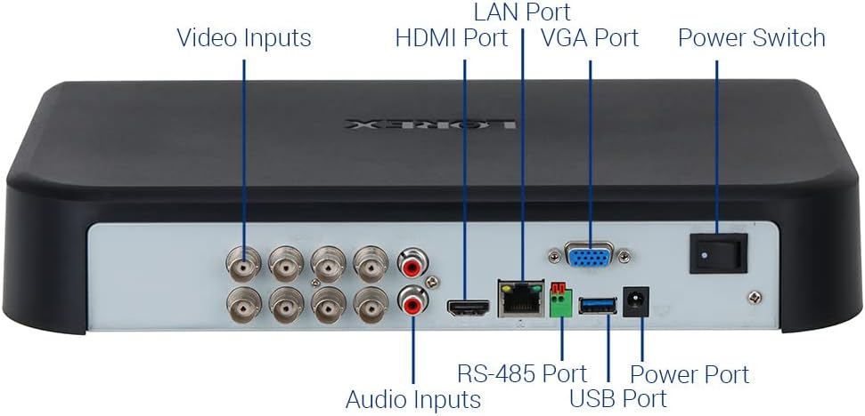 4K 12-Channel 2TB DVR with 2 4K WiFi 6 Indoor/Outdoor Cameras N621069