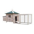 Wooden Chicken Coop with Nesting Box M31131