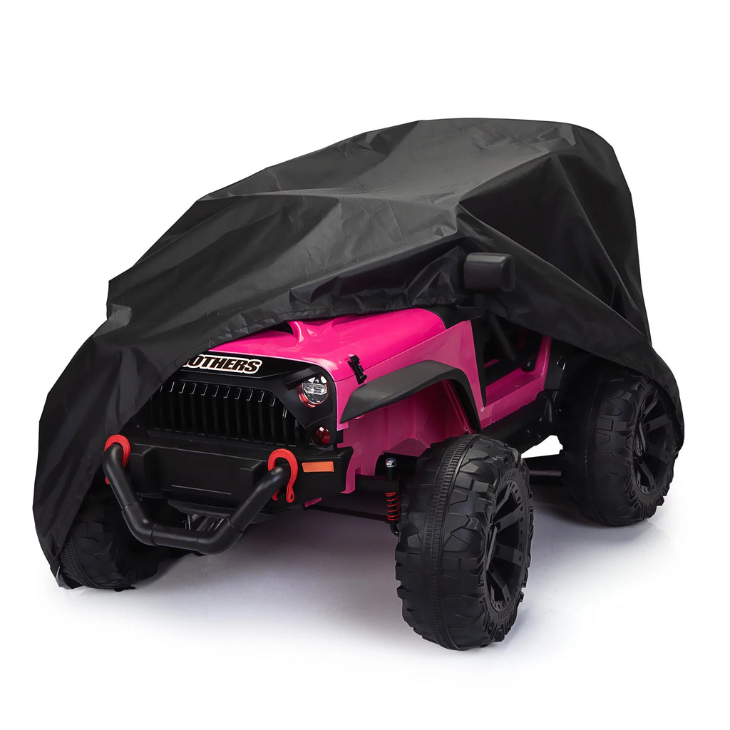 Kids Ride-On Toy Car Cover Black 55.5 x 32 x 31.5 inches S399