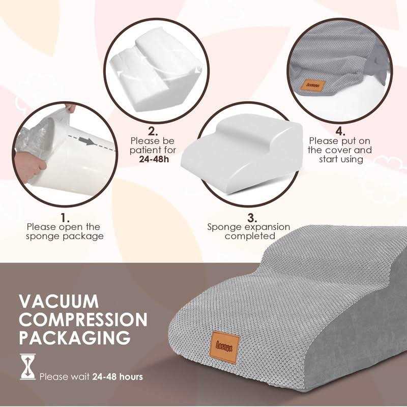 2-Step 30D Foam Pet Stairs with Waterproof Cover N2977