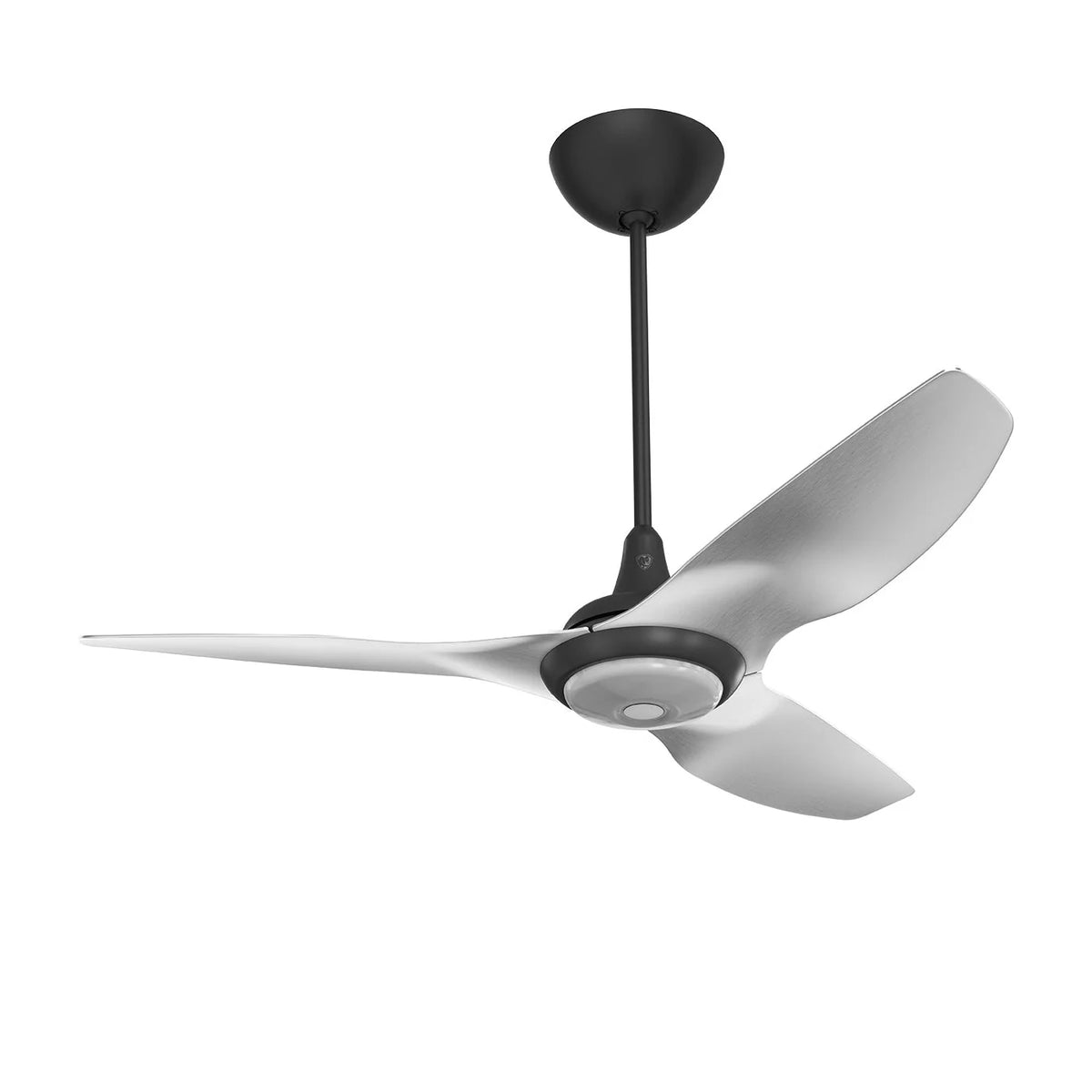 52 Ceiling Fan with Brushed Aluminum Blades and Black Finish T66154