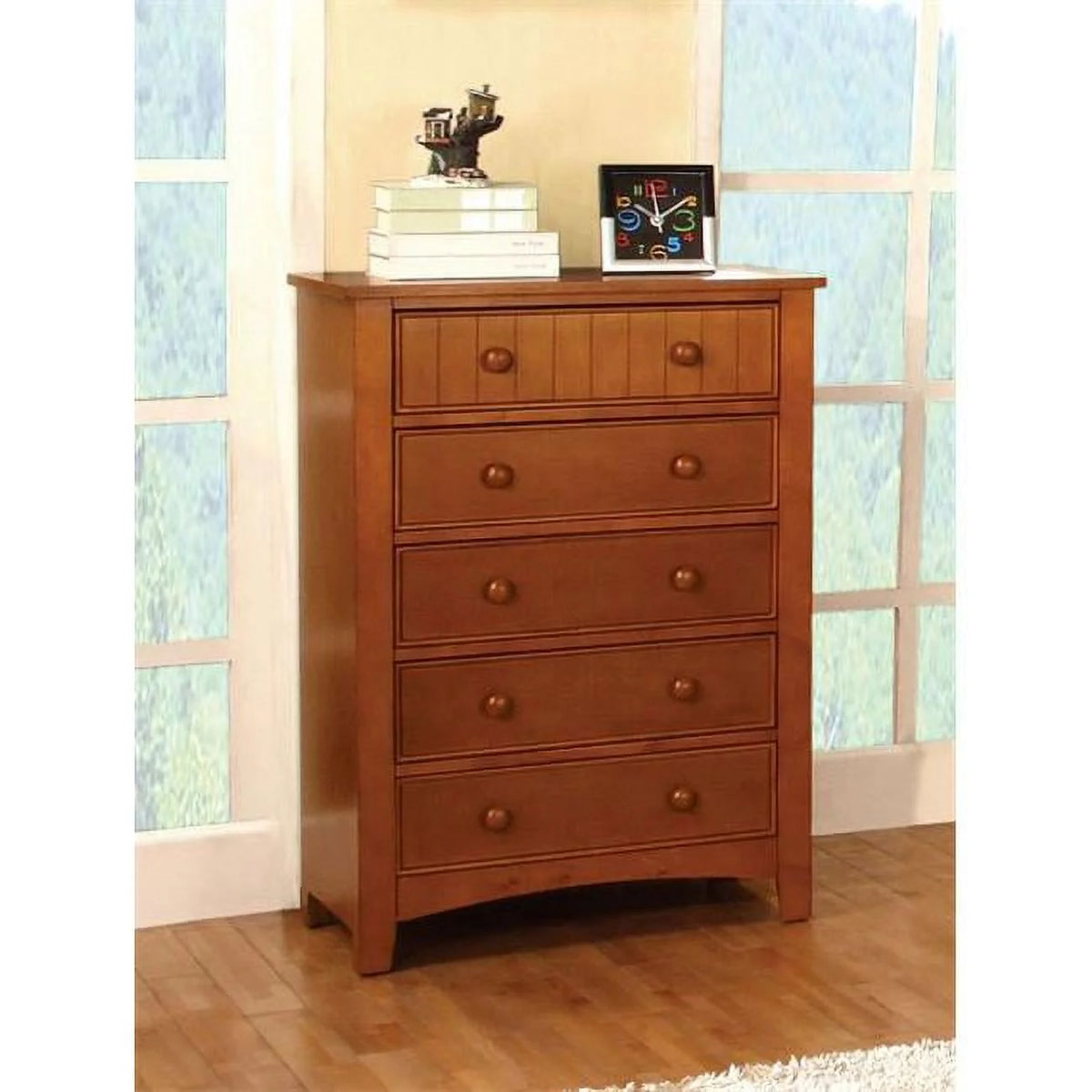 Oak 5-Drawer Chest G5636