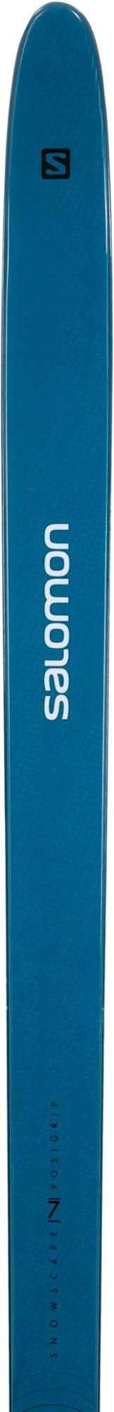 Black/Blue Cross-Country Skis with Bindings O906023