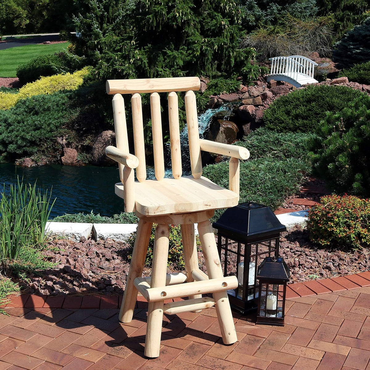 Unfinished Wood Bar Stool A945807
