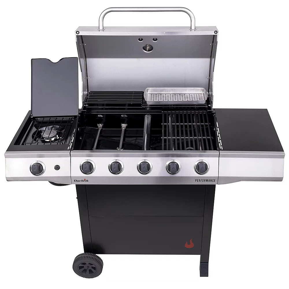 Stainless Steel Black 5-Burner Gas Grill B559