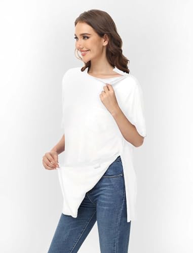 Unisex Snap Post Shoulder Surgery Shirt Adaptive Clothing P1445