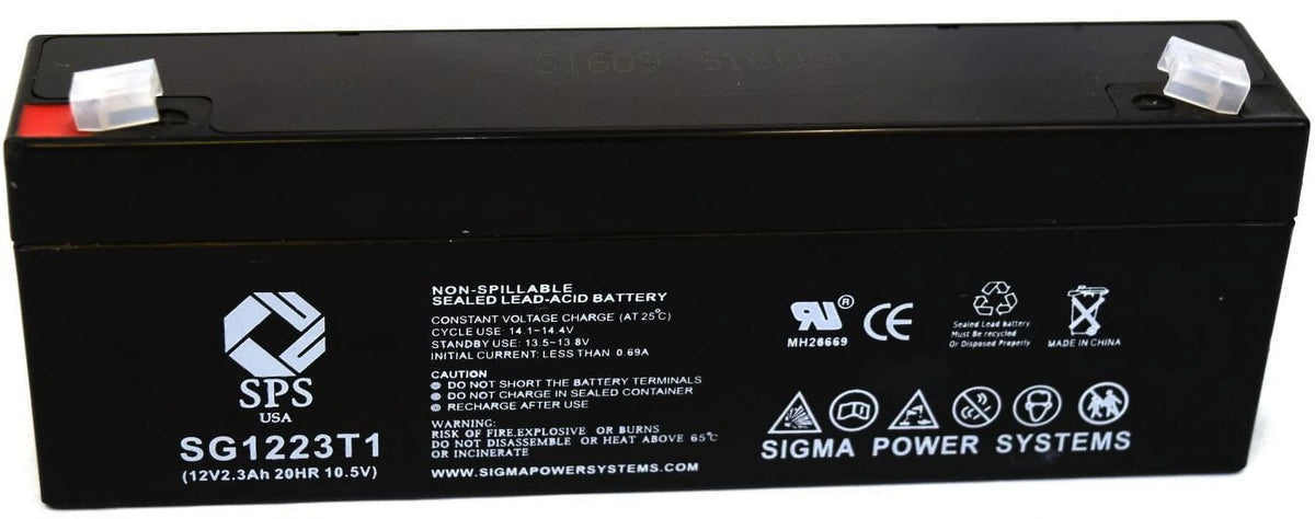 12V 2.3 Ah Replacement Battery V8549