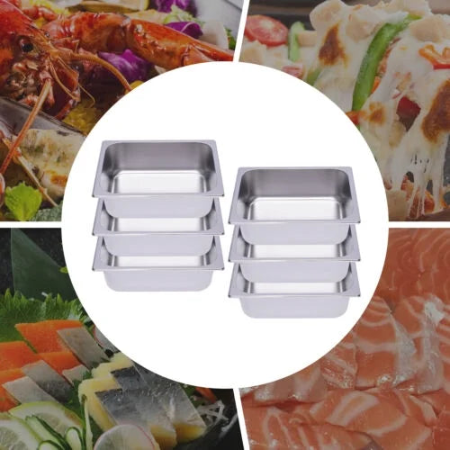 4" Deep Stainless Steel Steam Table Pans R611002