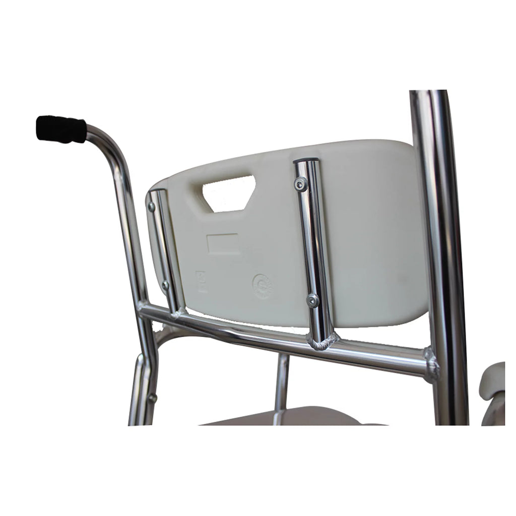 4 in 1 Rolling Shower Commode Chair with Braking Casters Q802881