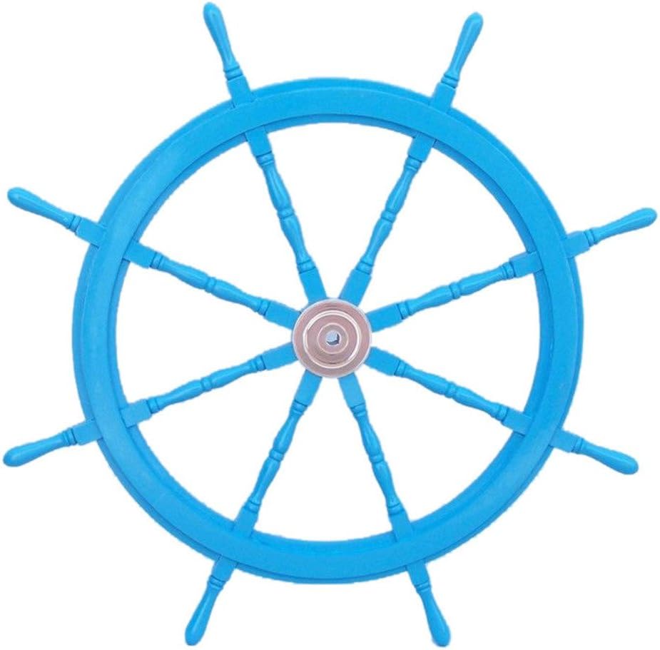 Decorative Wood and Brass Ship Wheel 24 Pack of 2 B72769