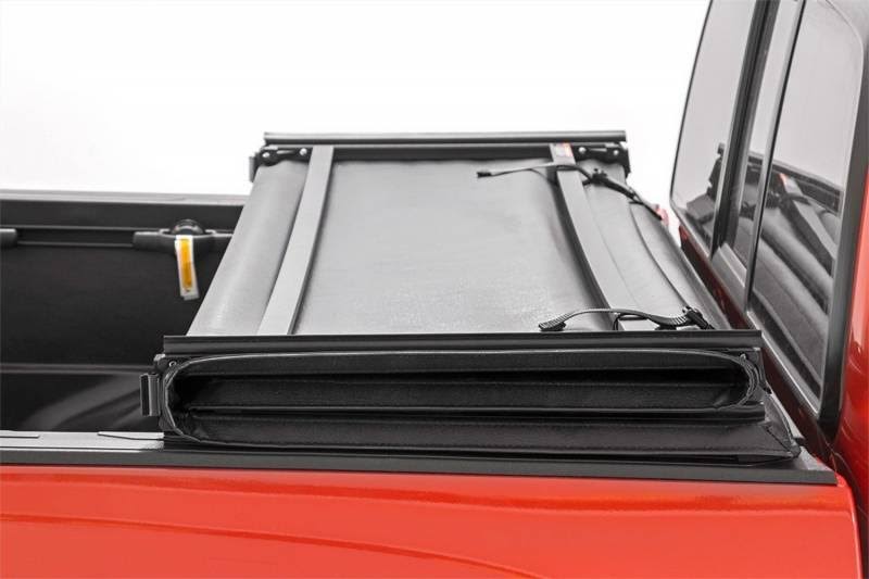 Soft Tri-Fold Bed Cover for Nissan Titan P28348
