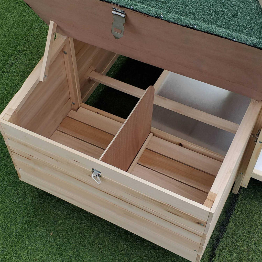 Wooden Chicken Coop with Nesting Box M31131