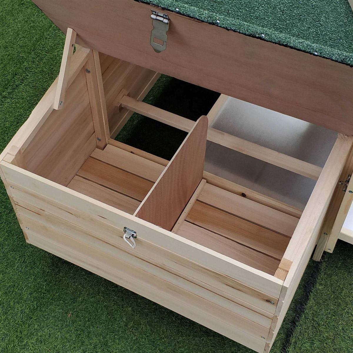 Wooden Chicken Coop with Nesting Box M31131