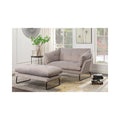 Velvet Loveseat and Ottoman G28354