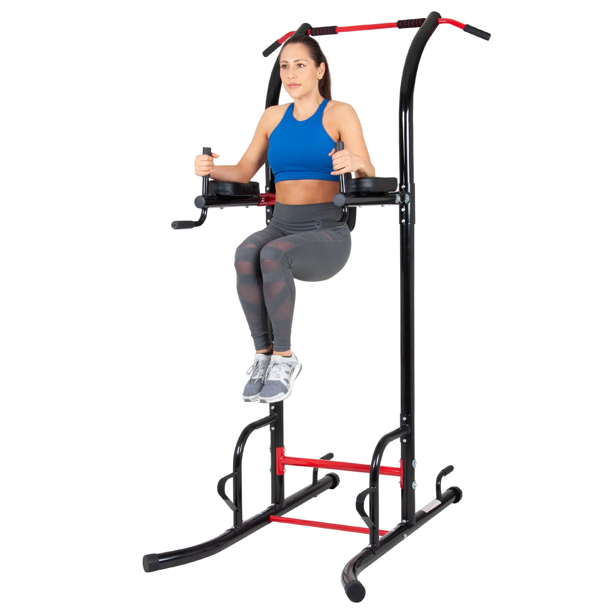 5-Station Power Tower with Pull Up, Push up, Dip Bars F961