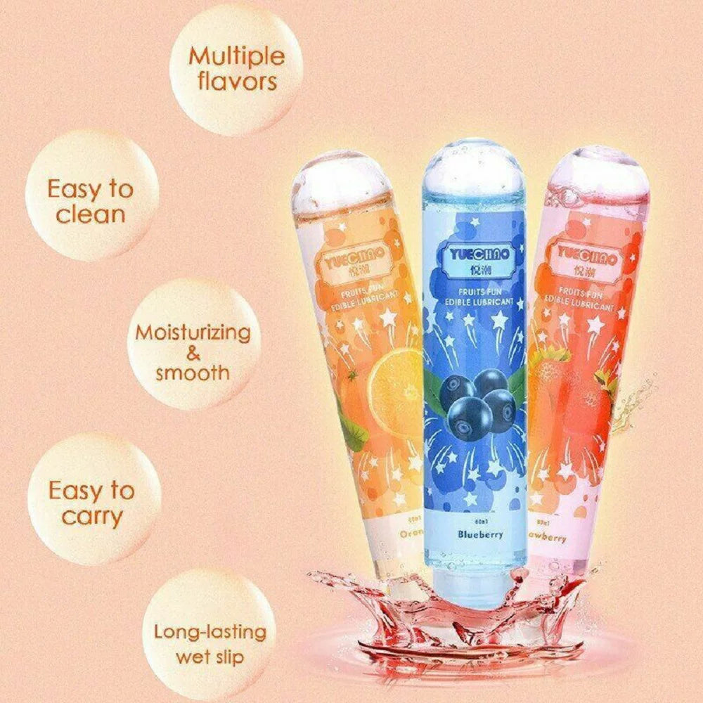 7 Pcs Fruit Flavored Edible Water Based Lubricant W388027