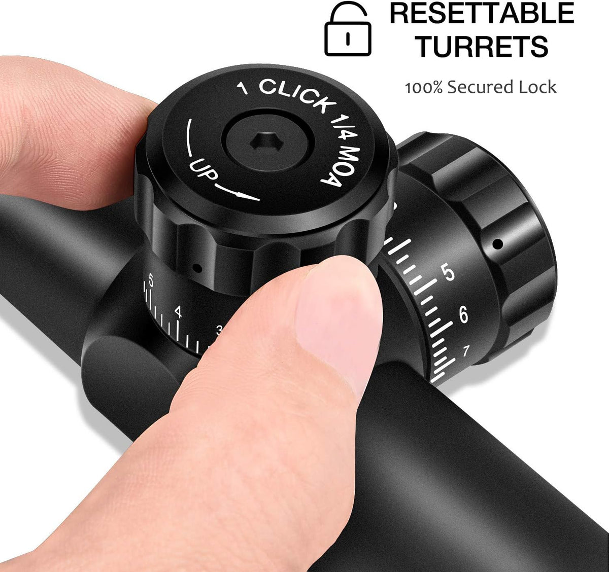 4-16x44 Illuminated Rifle Scope with Sunshade and Scope Mount R312