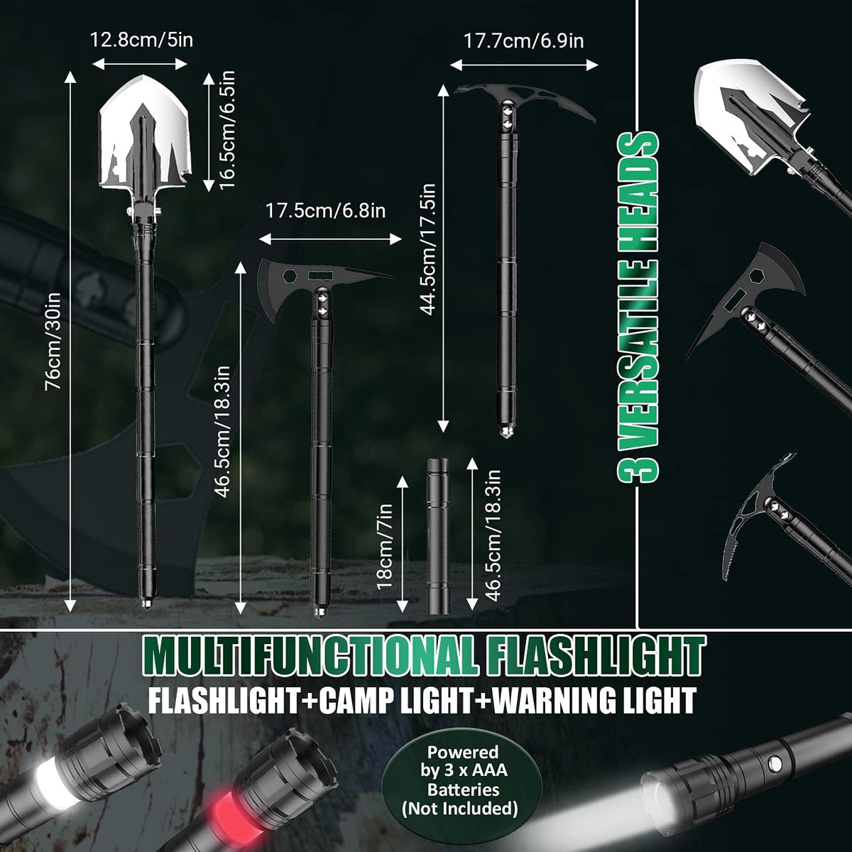 Folding Survival Shovel Multitool N32828