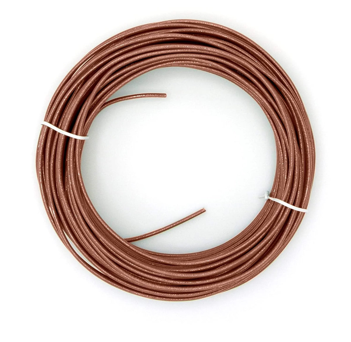 75 Feet 12 AWG Insulated Solid Copper THHN THWN Wire Brown S354