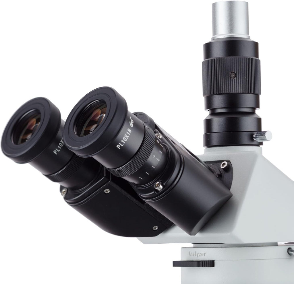 40x-800x Polarizing Metallurgical Microscope with Top and Bottom Lights and 18MP USB3.0 Camera V8089