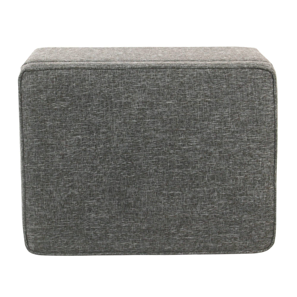 Slate Gray Storage Ottoman W439514